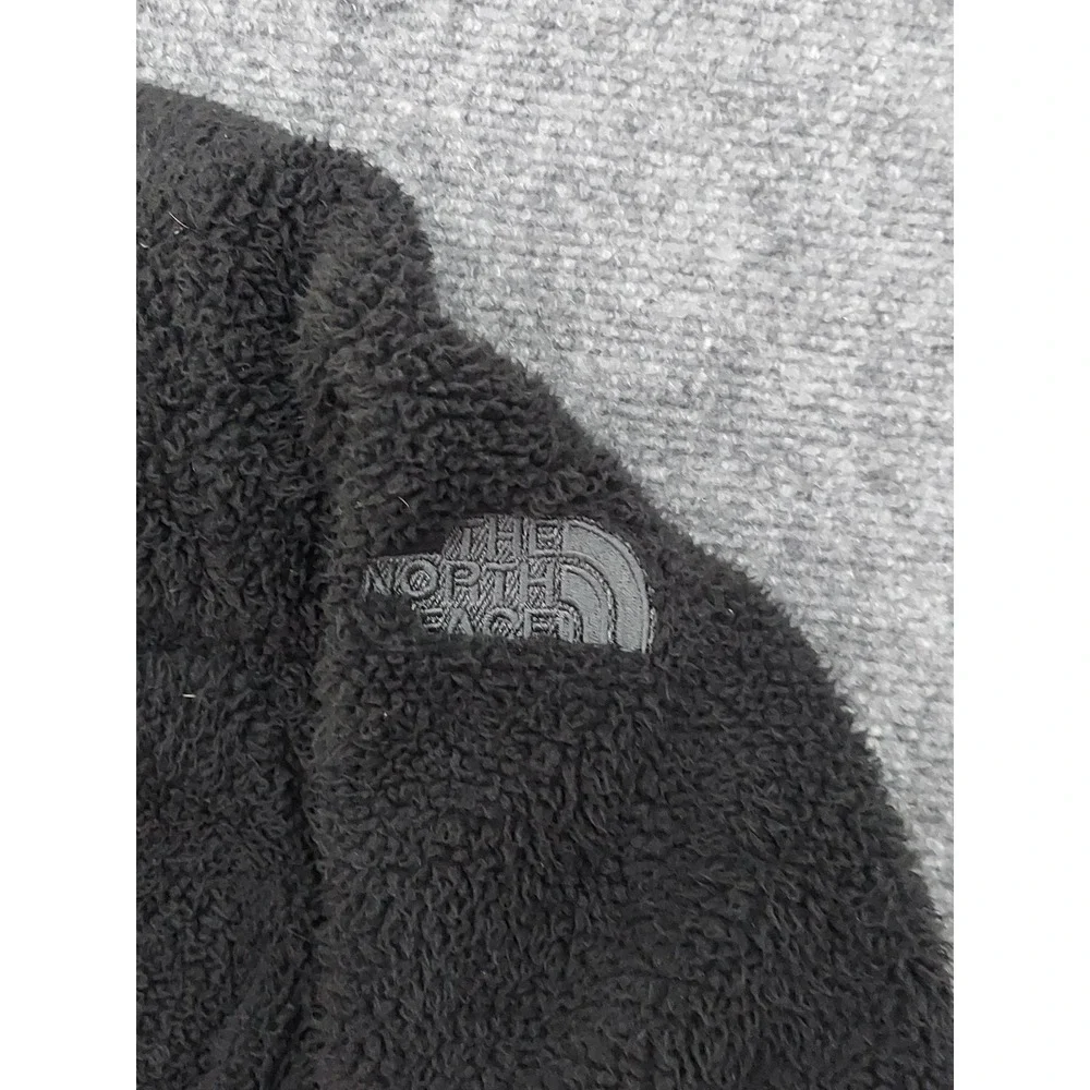 North‎ Face Fleece Jacket Mens Large Black Full Zip Mock Neck Outdoor